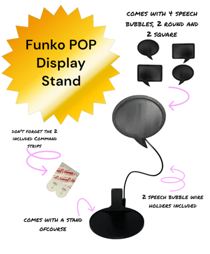 Speech Bubble Stand for Funko Pops - MyFigVoice